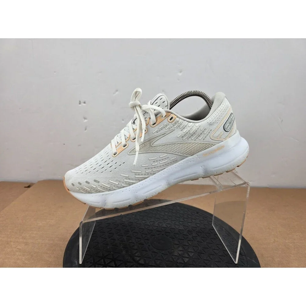 Brooks Glycerin 20 Womens Running Shoes Cream Peach 1203691B133 Size 10 B Medium
